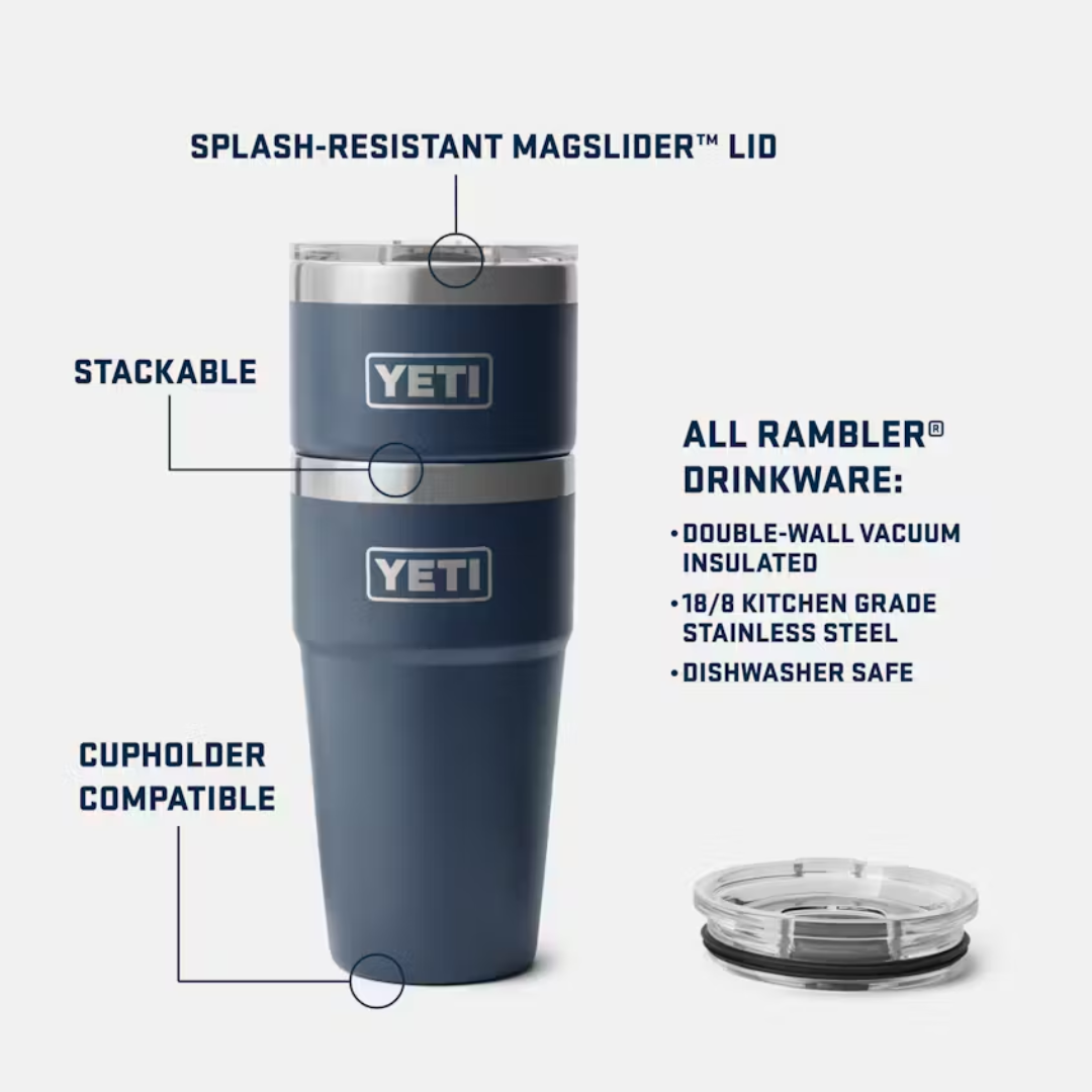 YETI Rambler® 20 OZ Stackable Cup With Magslider™ Lid