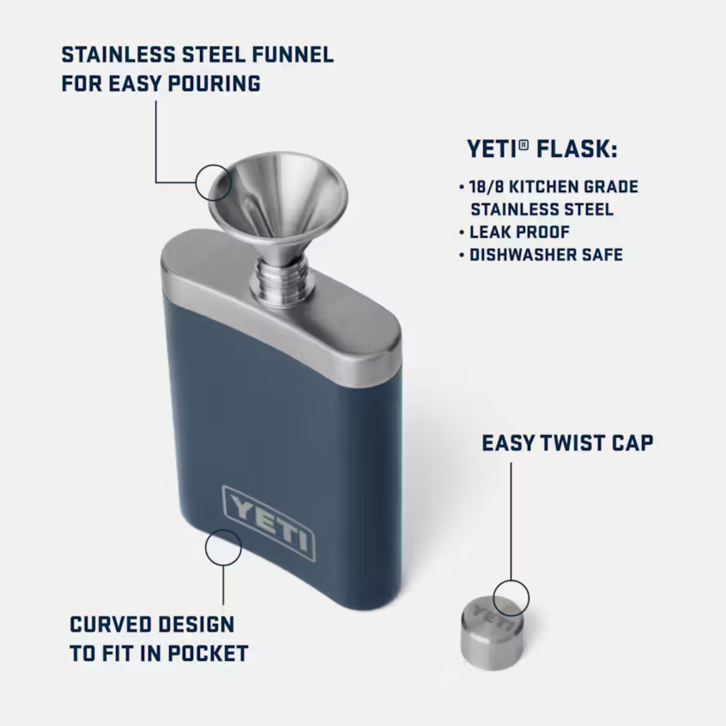 YETI® 7 OZ Flask