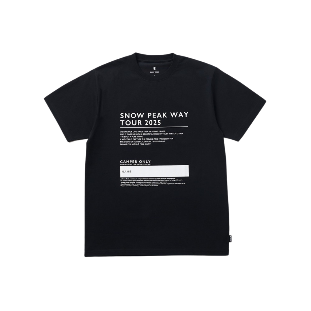 Snow Peak SPW Tour 2025 T-Shirt