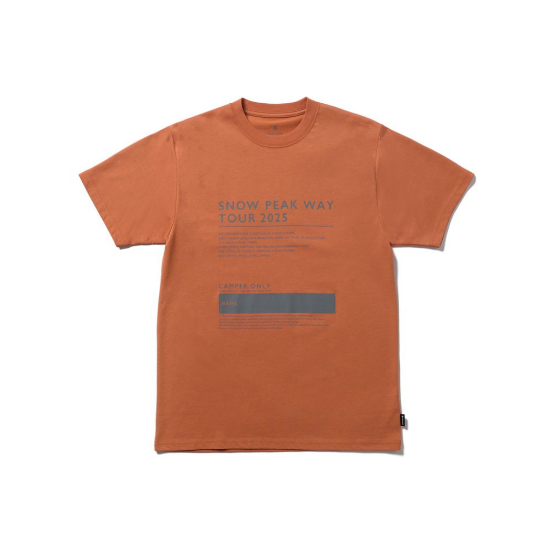 Snow Peak SPW Tour 2025 T-Shirt