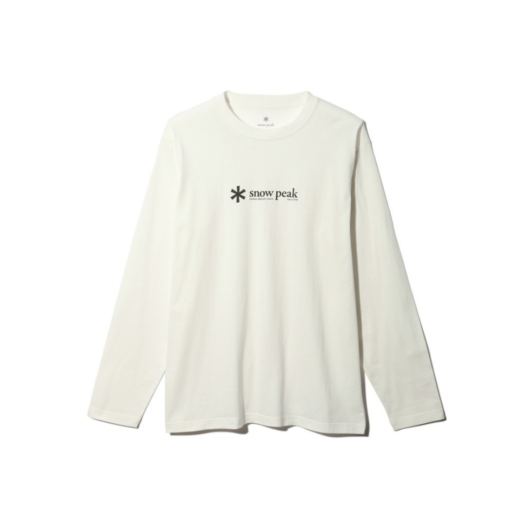 Snow Peak Soft Cotton Logo Long Sleeve