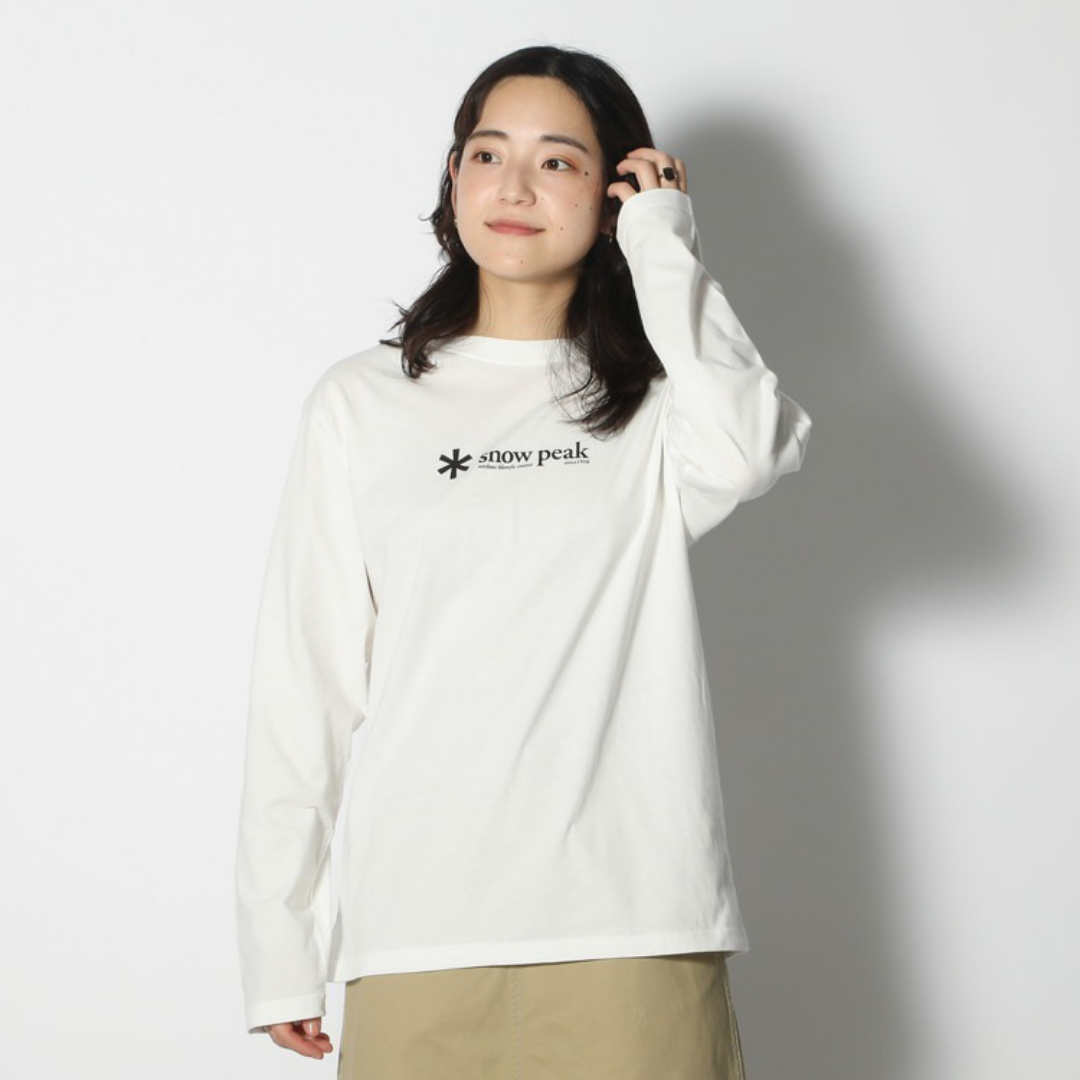 Snow Peak Soft Cotton Logo Long Sleeve