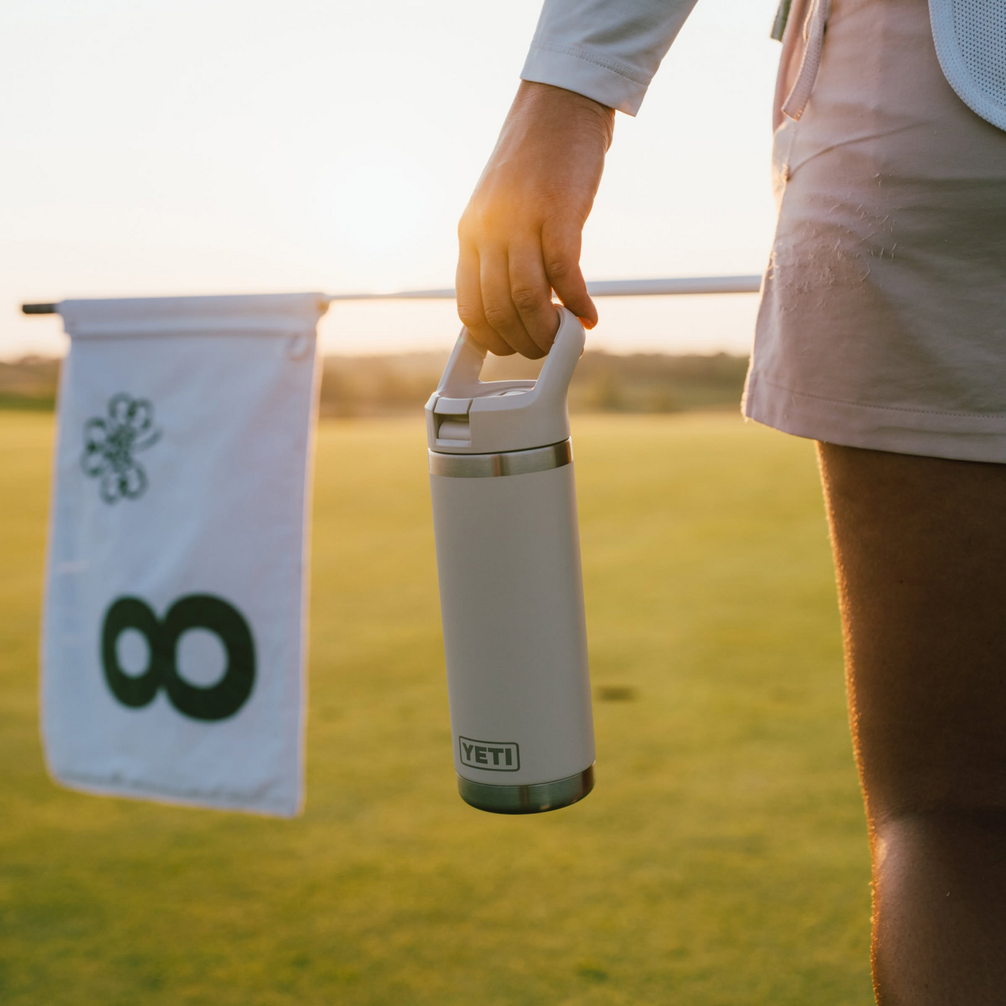 YETI Rambler® 18 OZ Water Bottle with Color-Matched Straw Cap