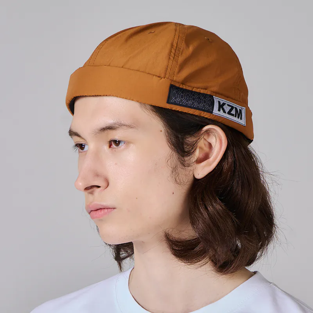 KZM Watch Cap Orange Brown