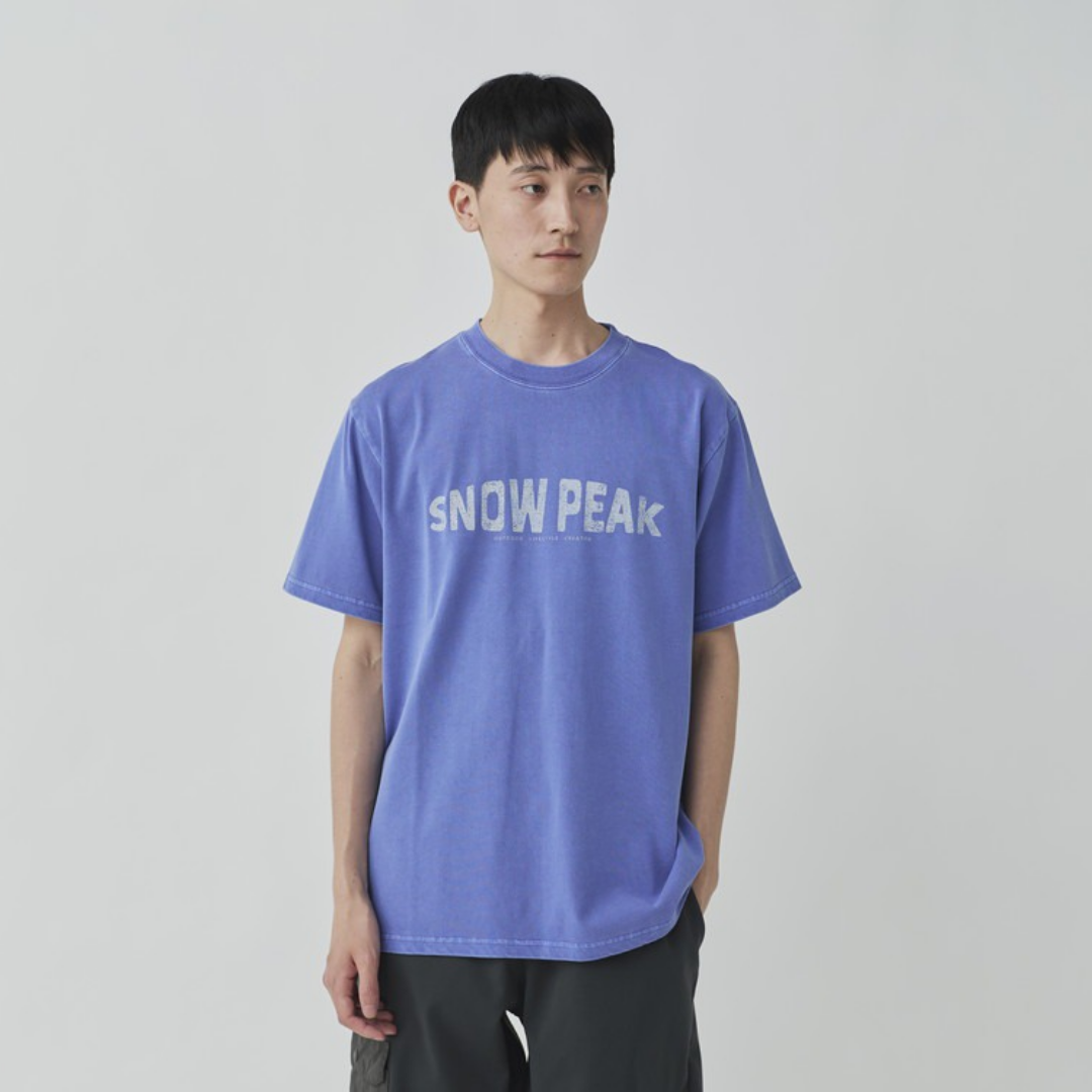 Snow Peak Recycled Cotton Dyed T-Shirt