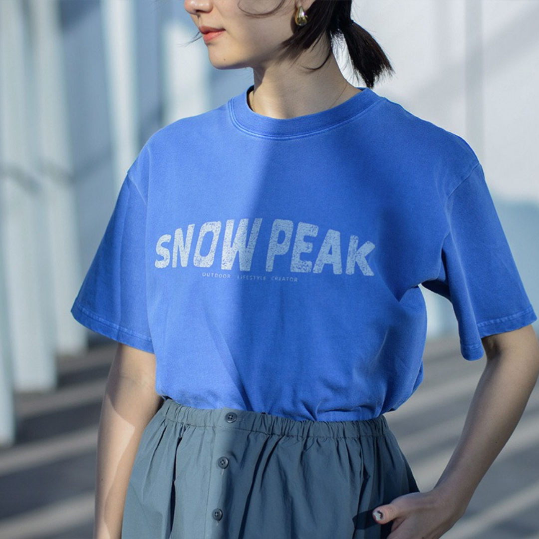 Snow Peak Recycled Cotton Dyed T-Shirt