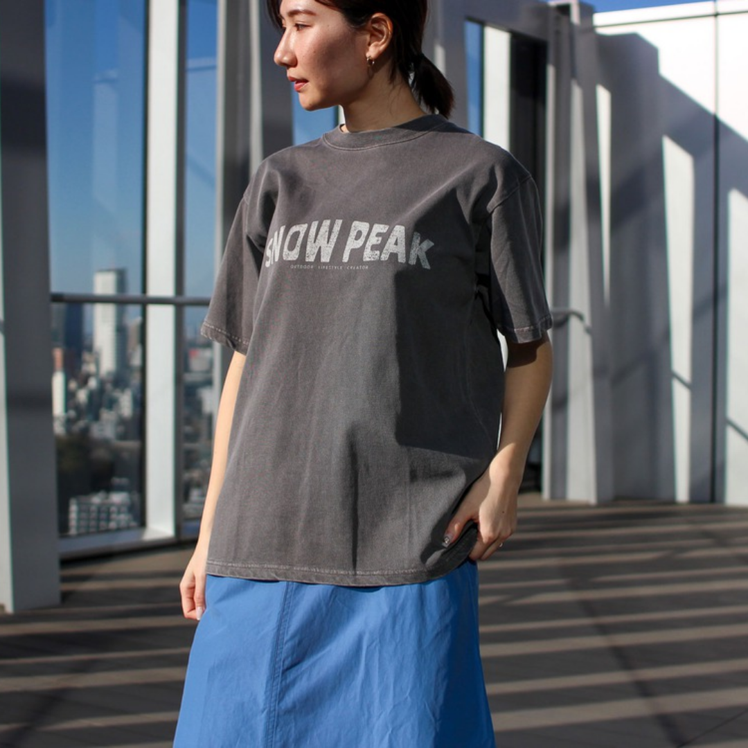 Snow Peak Recycled Cotton Dyed T-Shirt