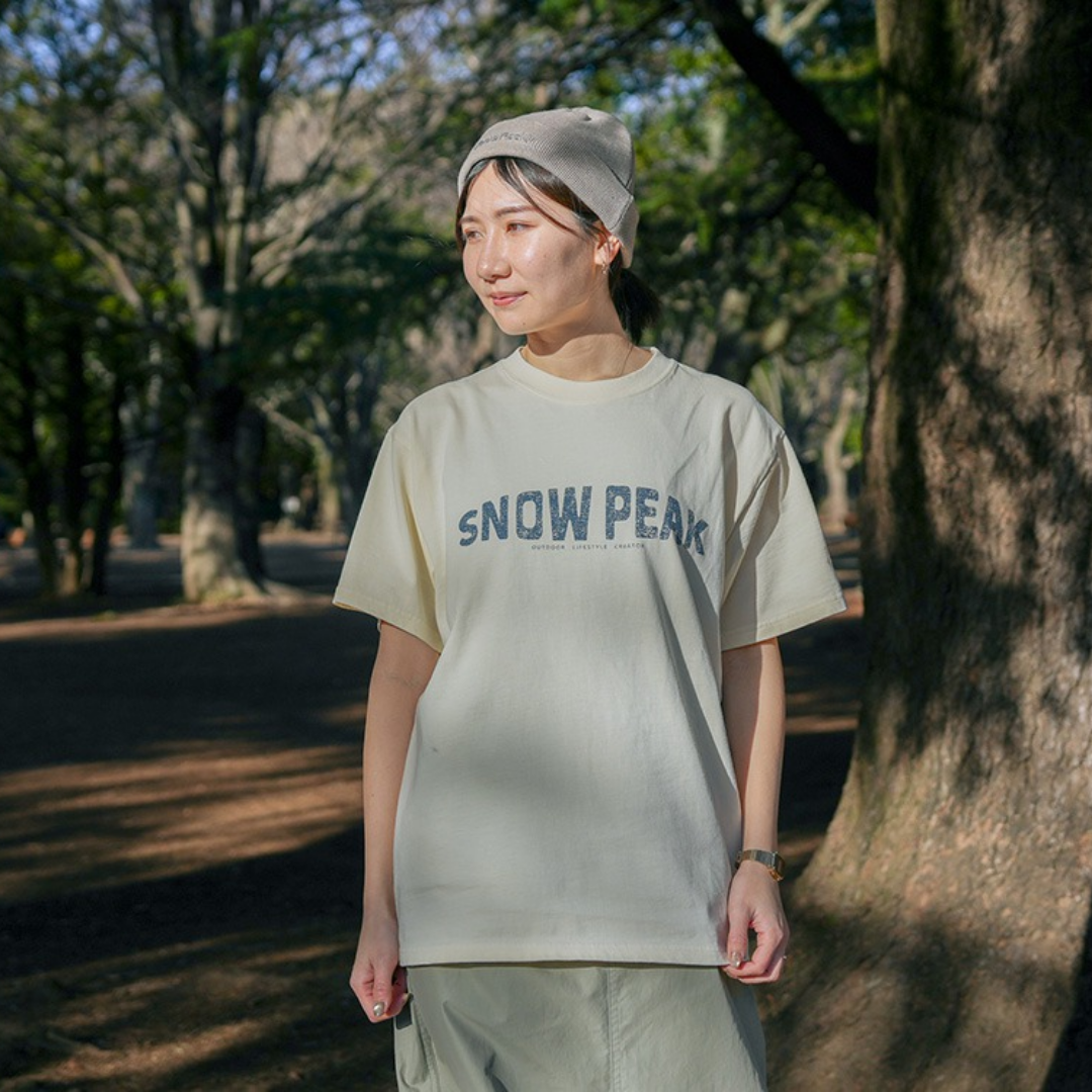 Snow Peak Recycled Cotton Dyed T-Shirt