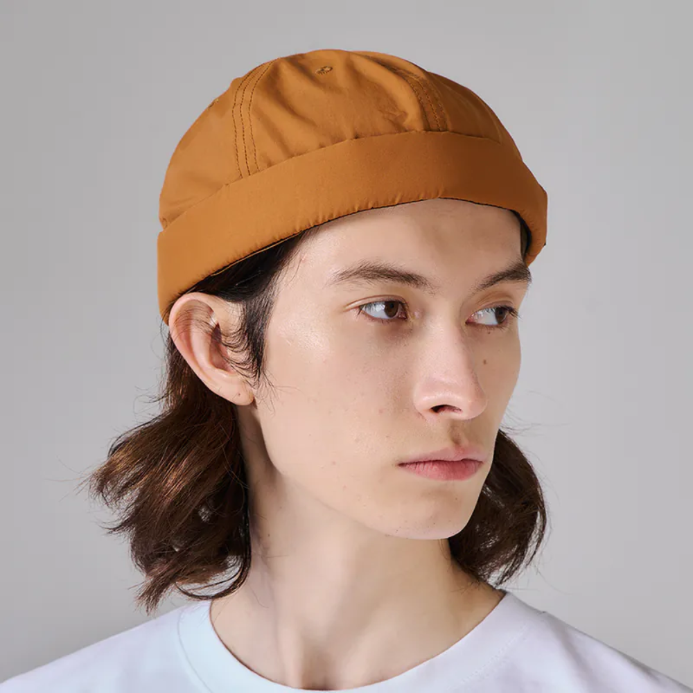 KZM Watch Cap Orange Brown