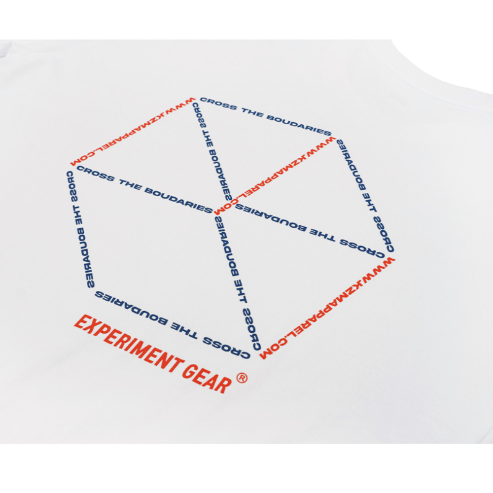 KZM Cube Gear Short Sleeved T-Shirt White