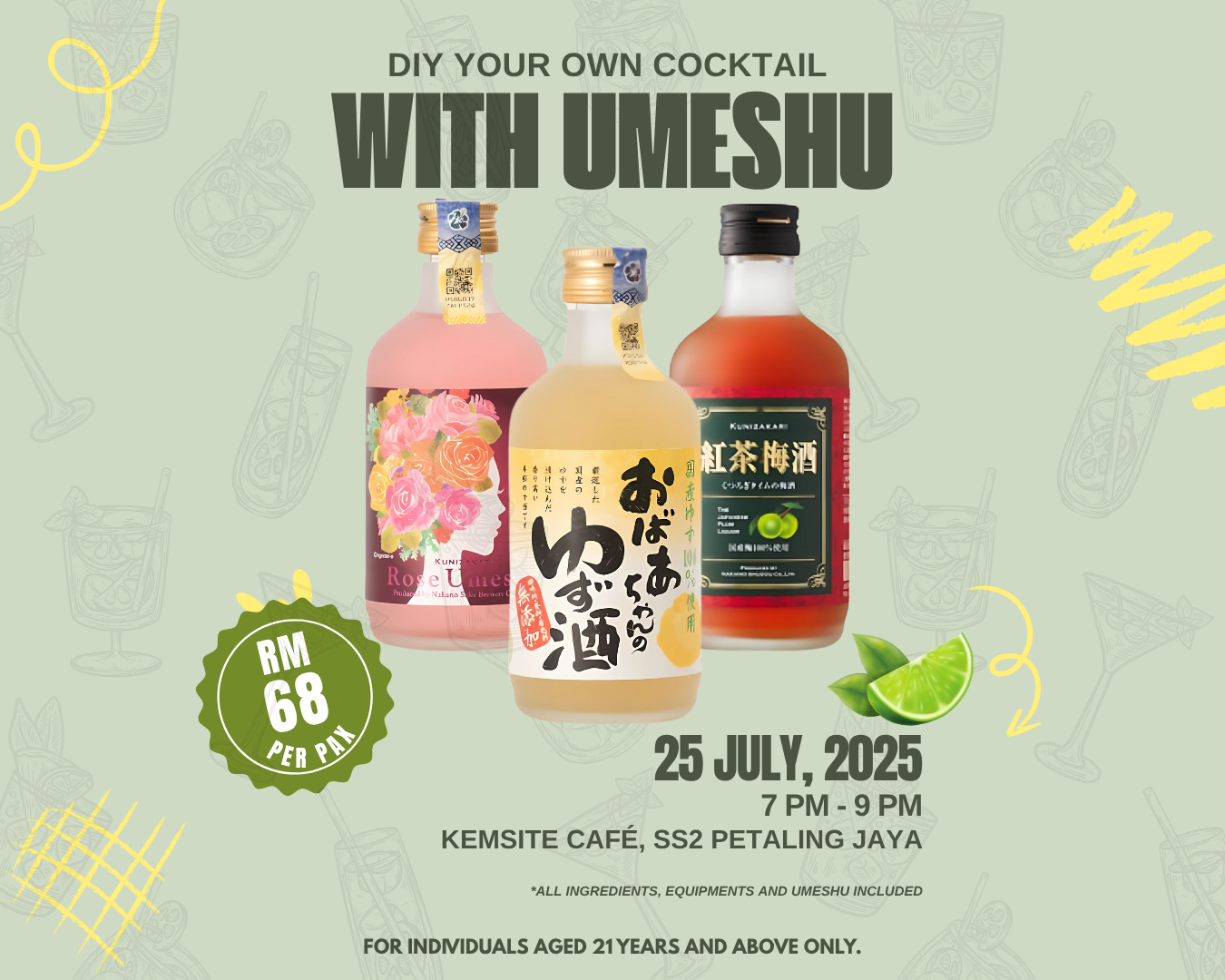 DIY Your Own Cocktail with UMESHU