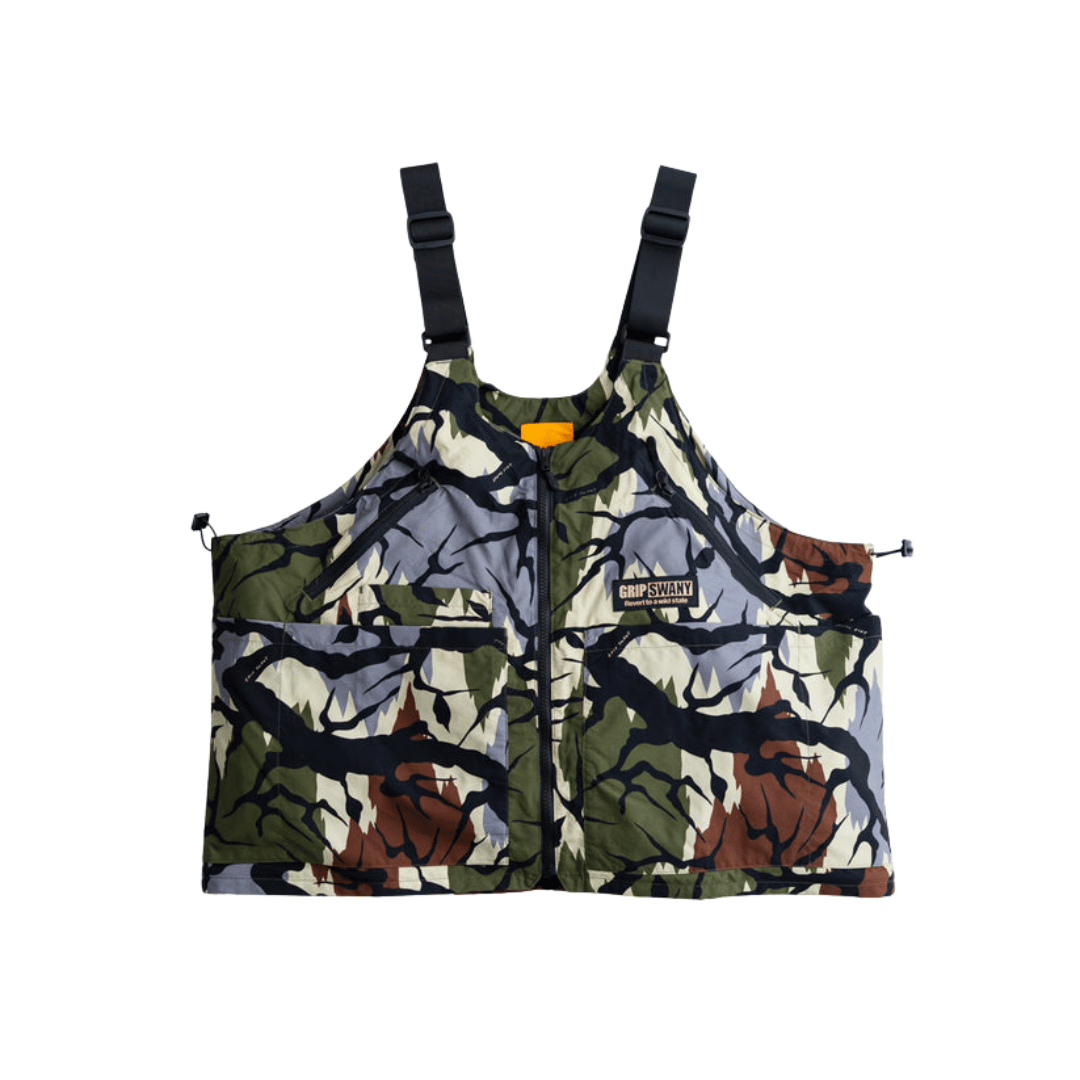 Grip Swany Unique Ripstop Supplex Wide Gear Bag Vest - Black Camo