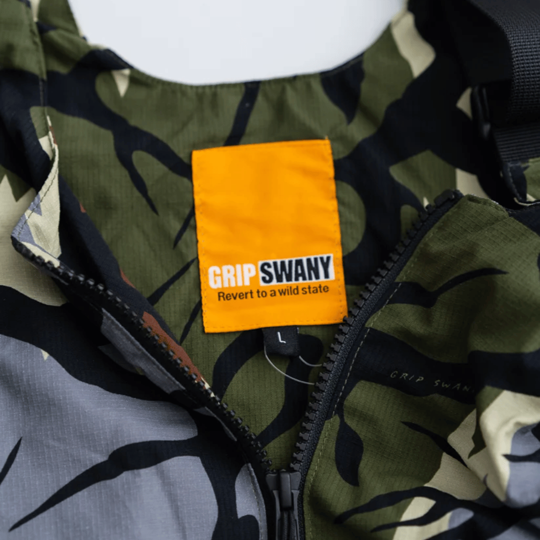 Grip Swany Unique Ripstop Supplex Wide Gear Bag Vest - Black Camo