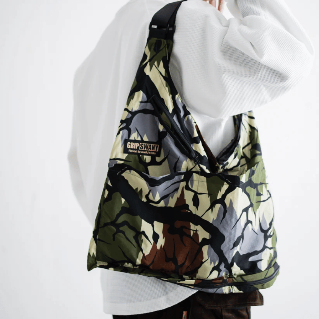 Grip Swany Unique Ripstop Supplex Wide Gear Bag Vest - Black Camo