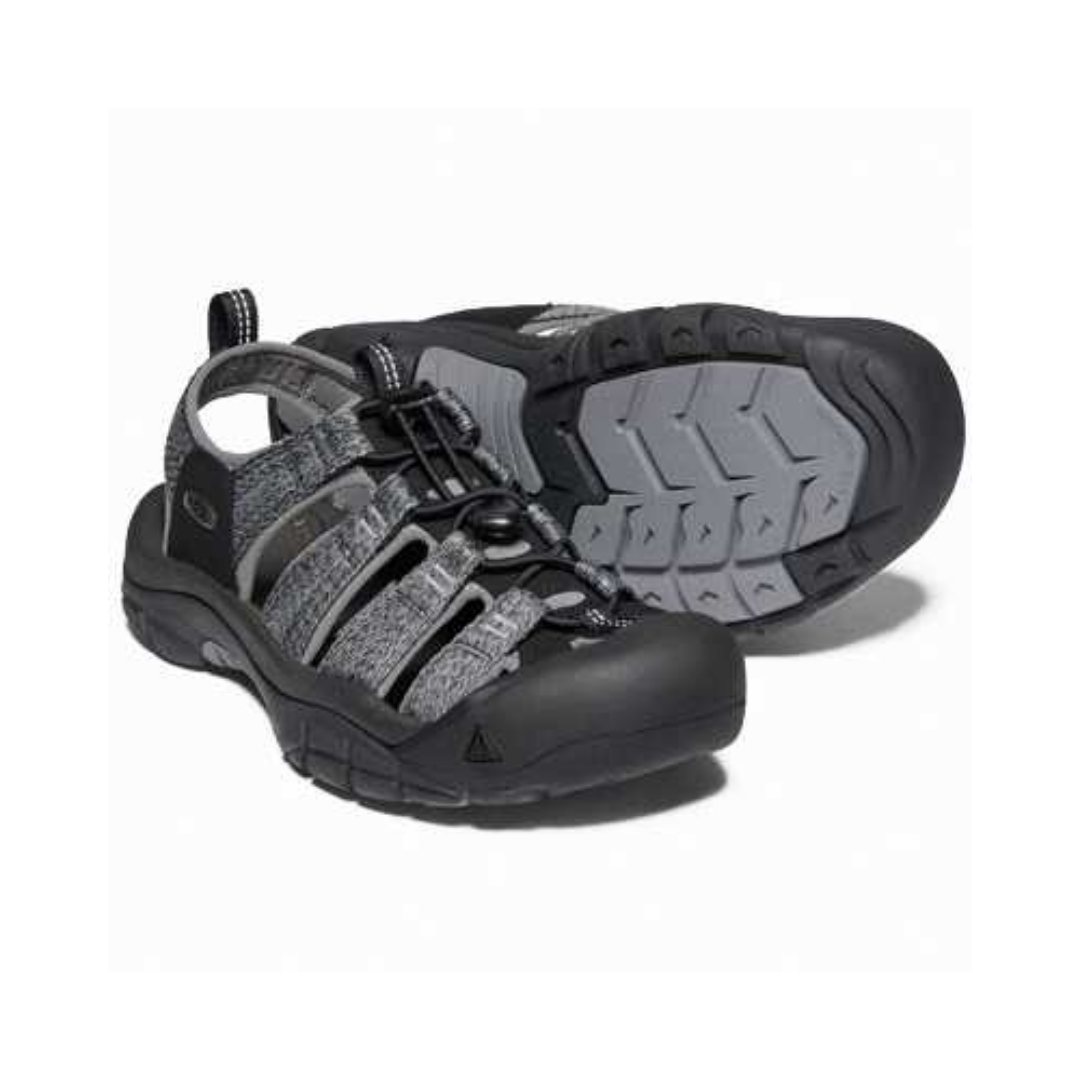 Keen Men's Newport H2 Sandal - Black/ Steel Grey