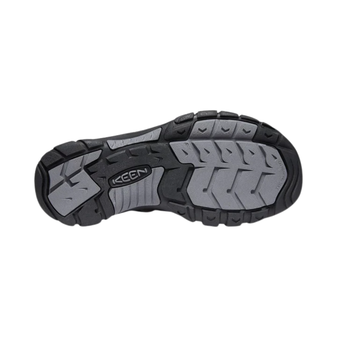 Keen Men's Newport H2 Sandal - Black/ Steel Grey