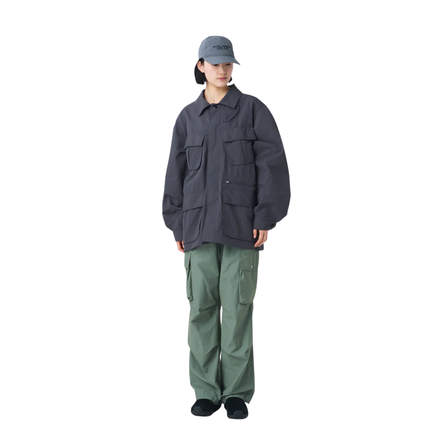 Snow Peak Nylon Washer Jacket - Charcoal