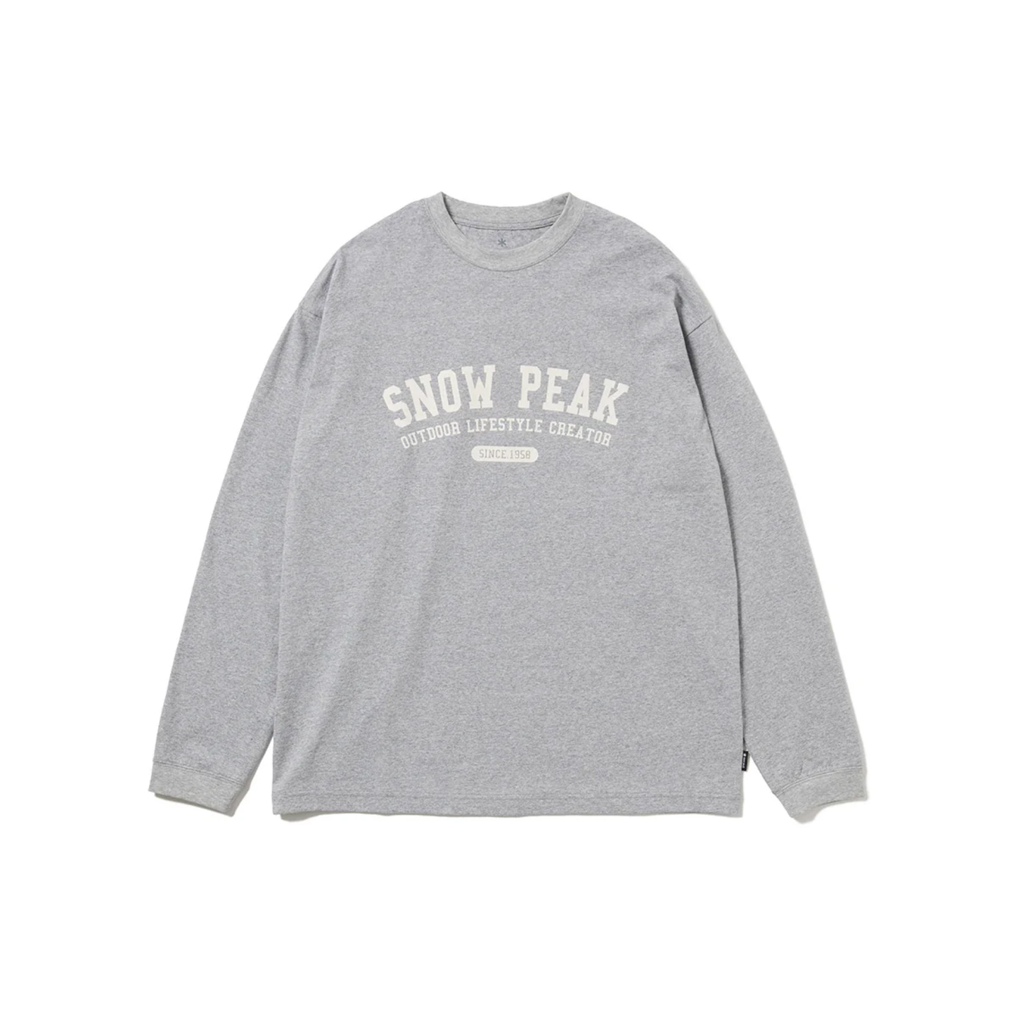 Snow Peak Varsity Logo Long Sleeve T-Shirt