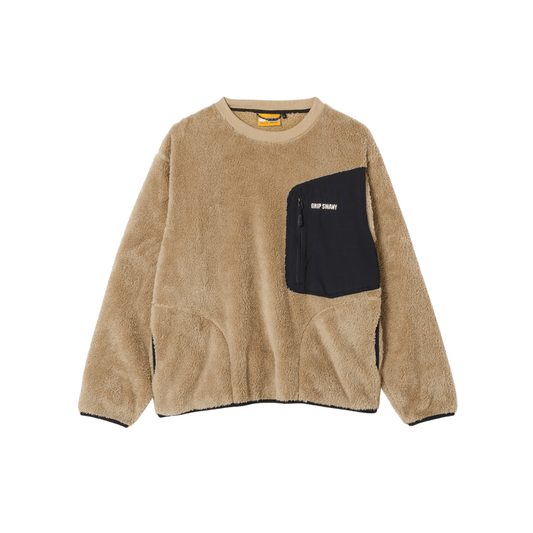 Grip Swany Gear Fleece Crew Neck - Camel