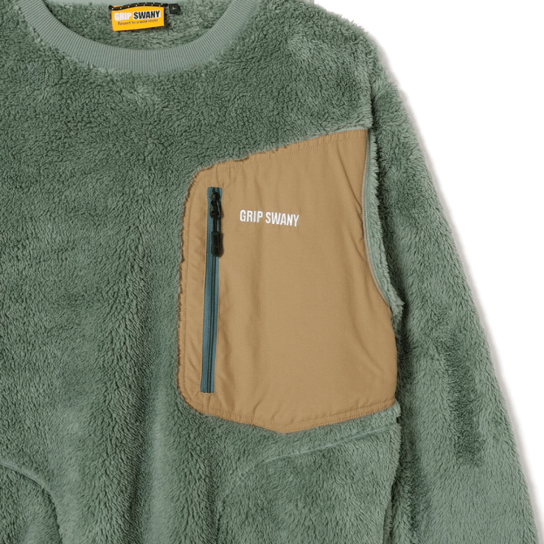 Grip Swany Gear Fleece Crew Neck - Camel