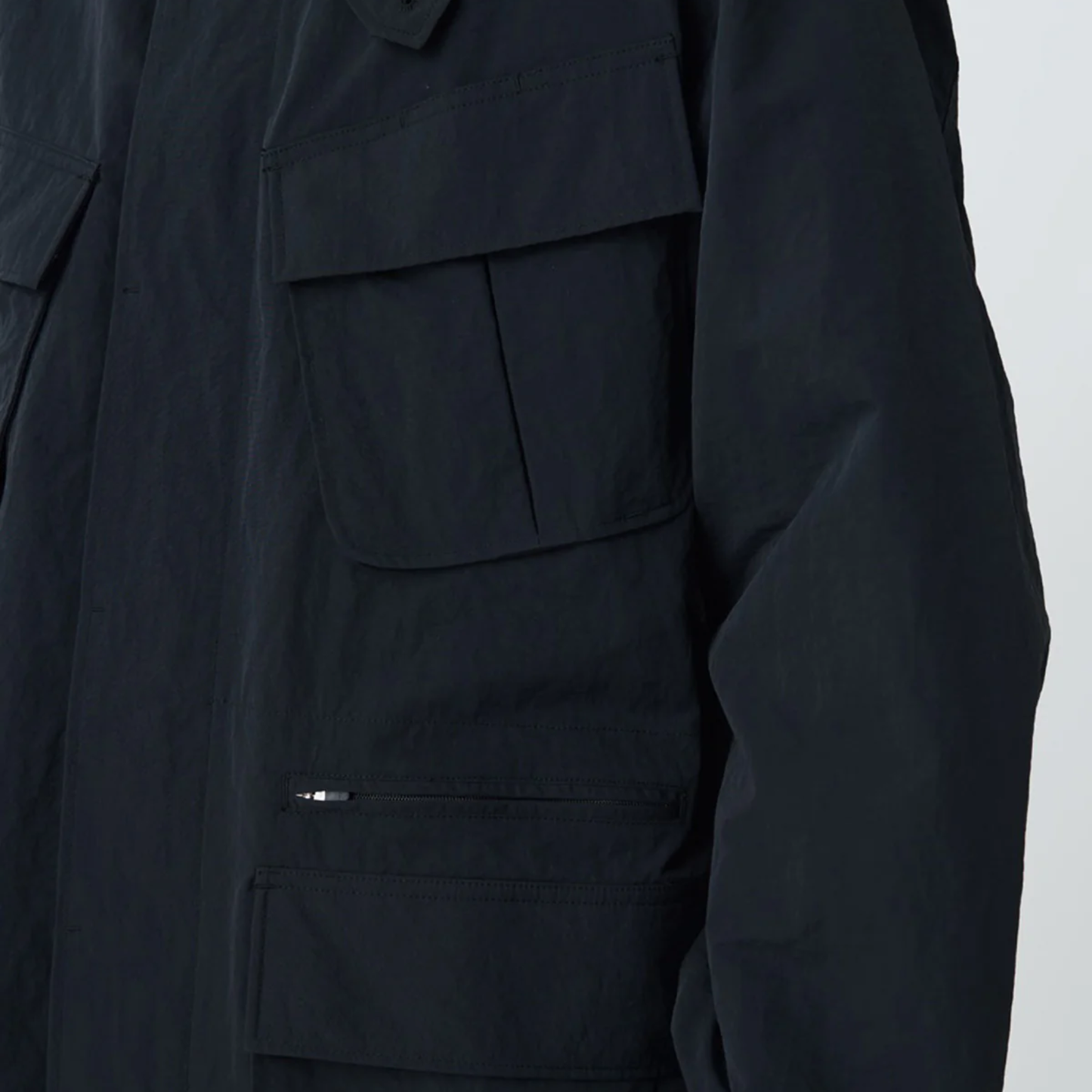 Snow Peak Nylon Washer Jacket - Charcoal