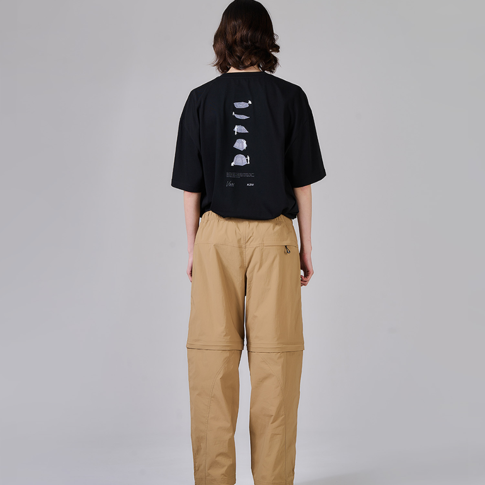 KZM Belted Two-Way Pants