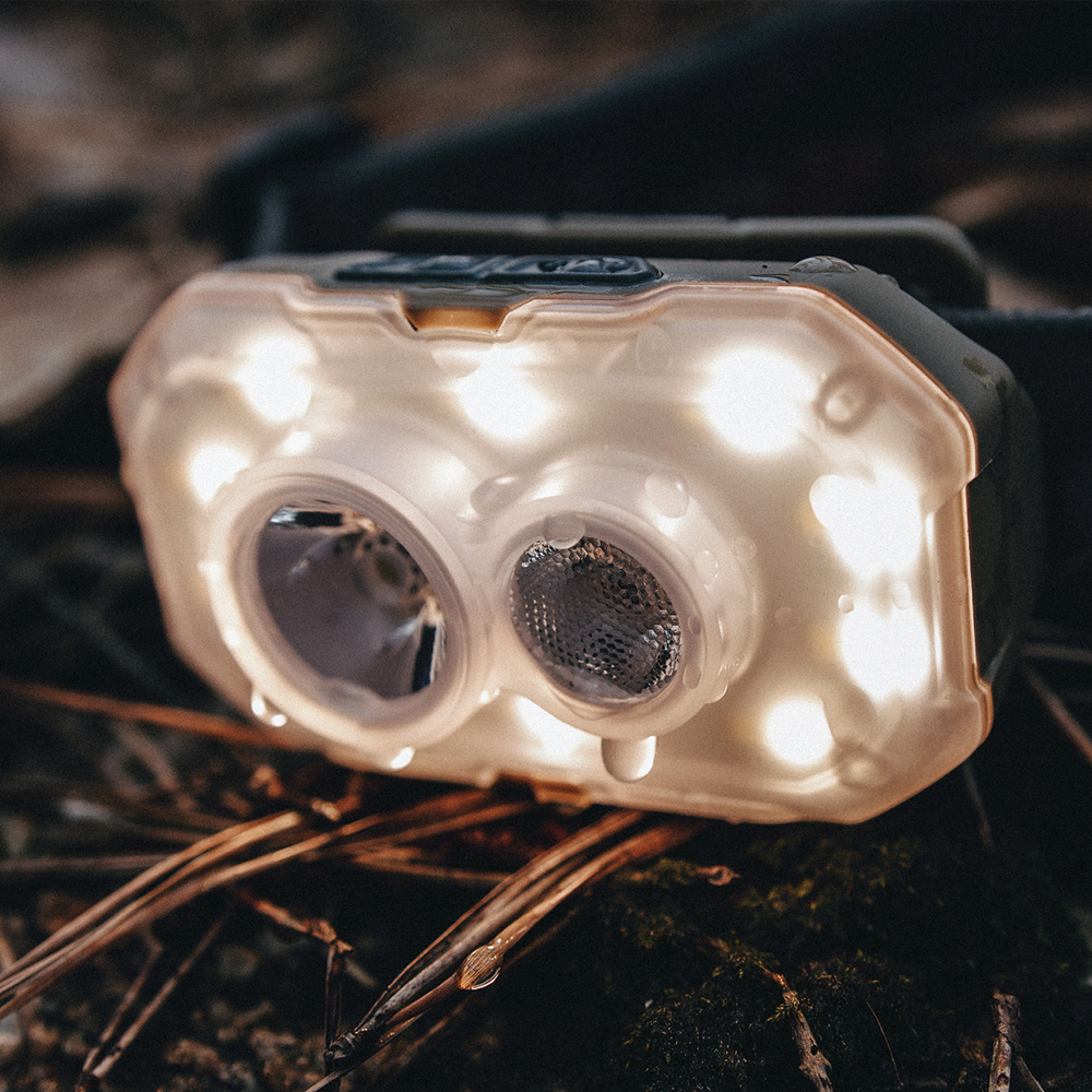 Claymore Heady+ R LED Lantern Rechargeable Headlamp - Black