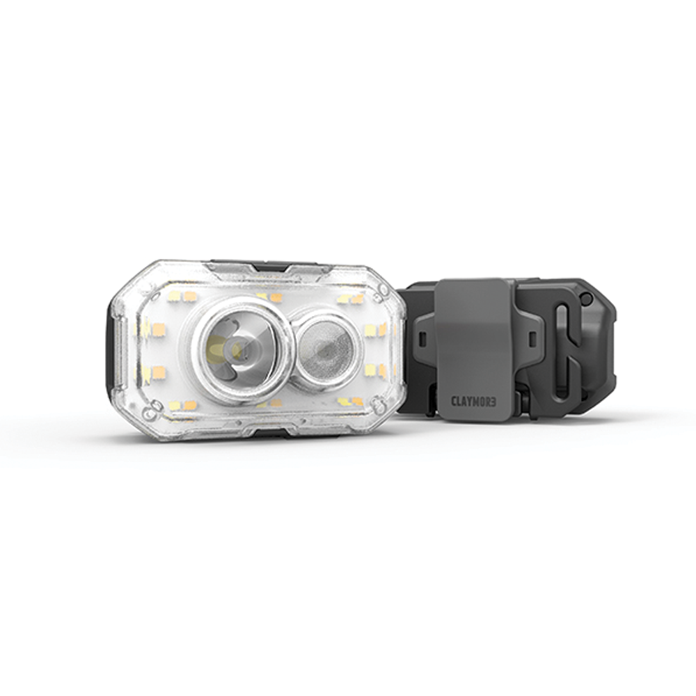Claymore Heady+ R LED Lantern Rechargeable Headlamp - Black