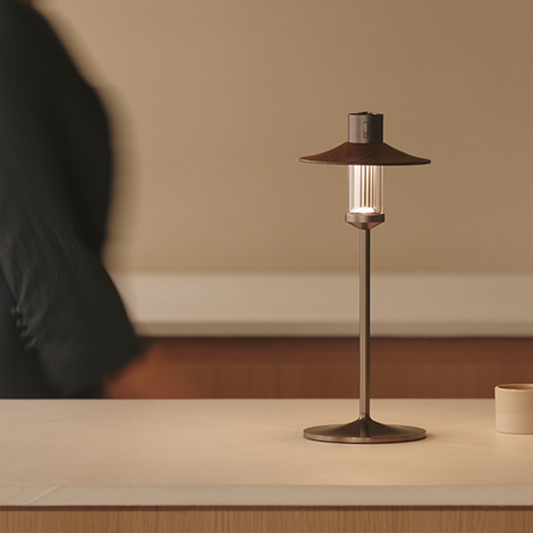 Lumena M3 Table Lamp Package - Dark Brown