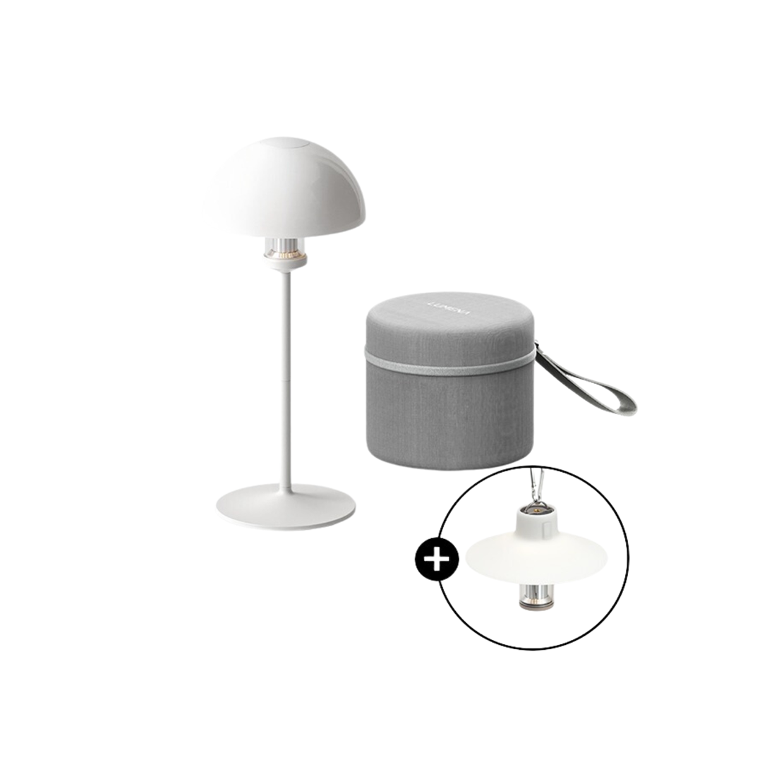 Lumena M3 Table Lamp Package Blanc Edition -White