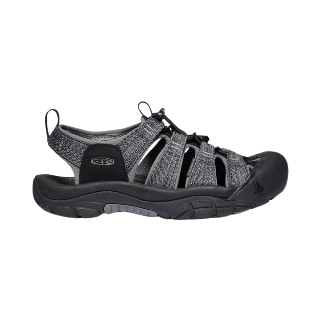 Keen Men's Newport H2 Sandal - Black/ Steel Grey