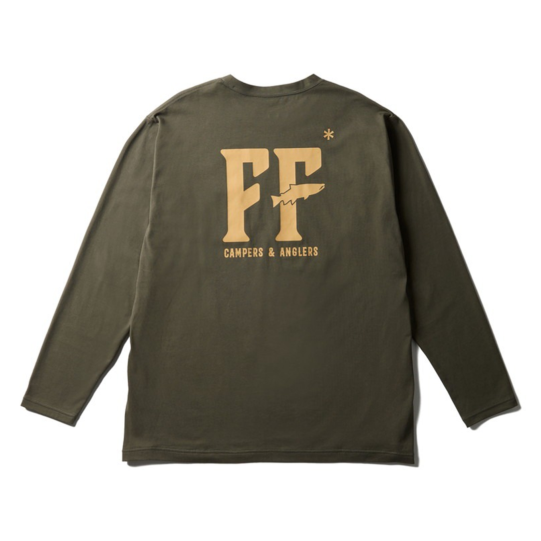 Snow Peak TROUT Pocket Graphic Long Sleeve T-Shirt