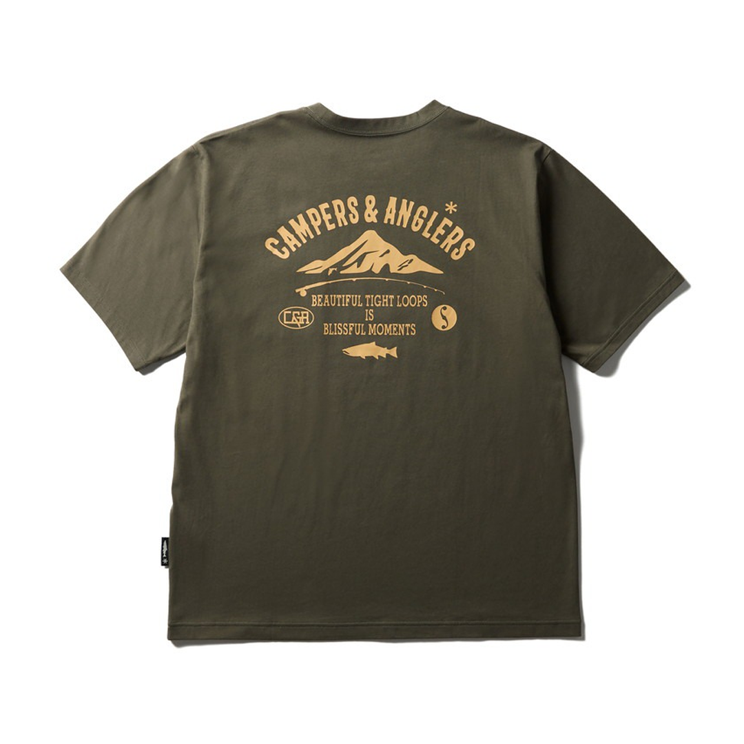 Snow Peak C&A Graphic Pocket Short Sleeve T-Shirt
