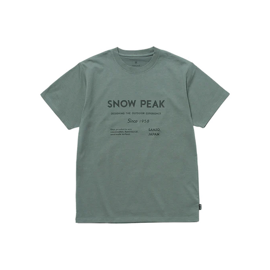 Snow Peak Typography T-Shirt