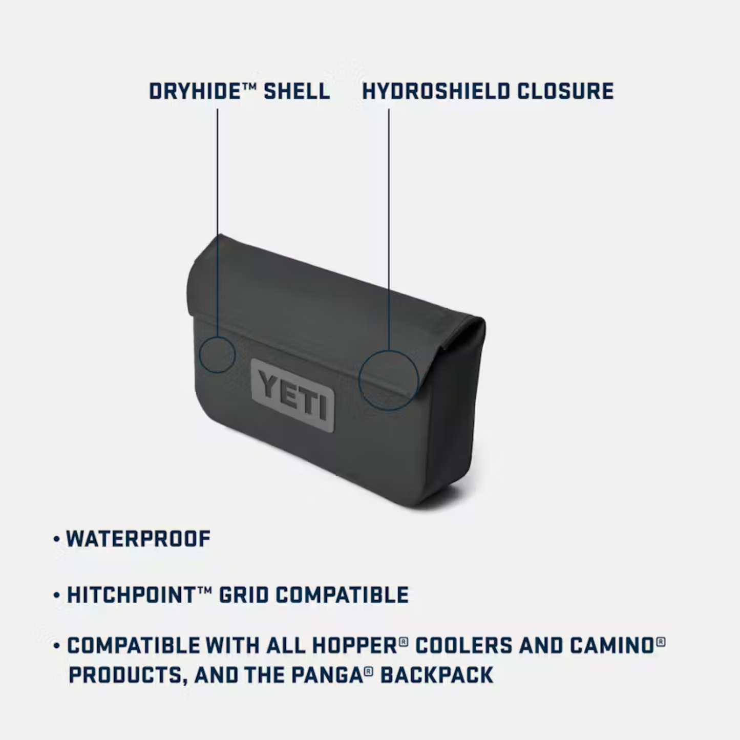 YETI SideKick Dry® 1L Waterproof Gear Case