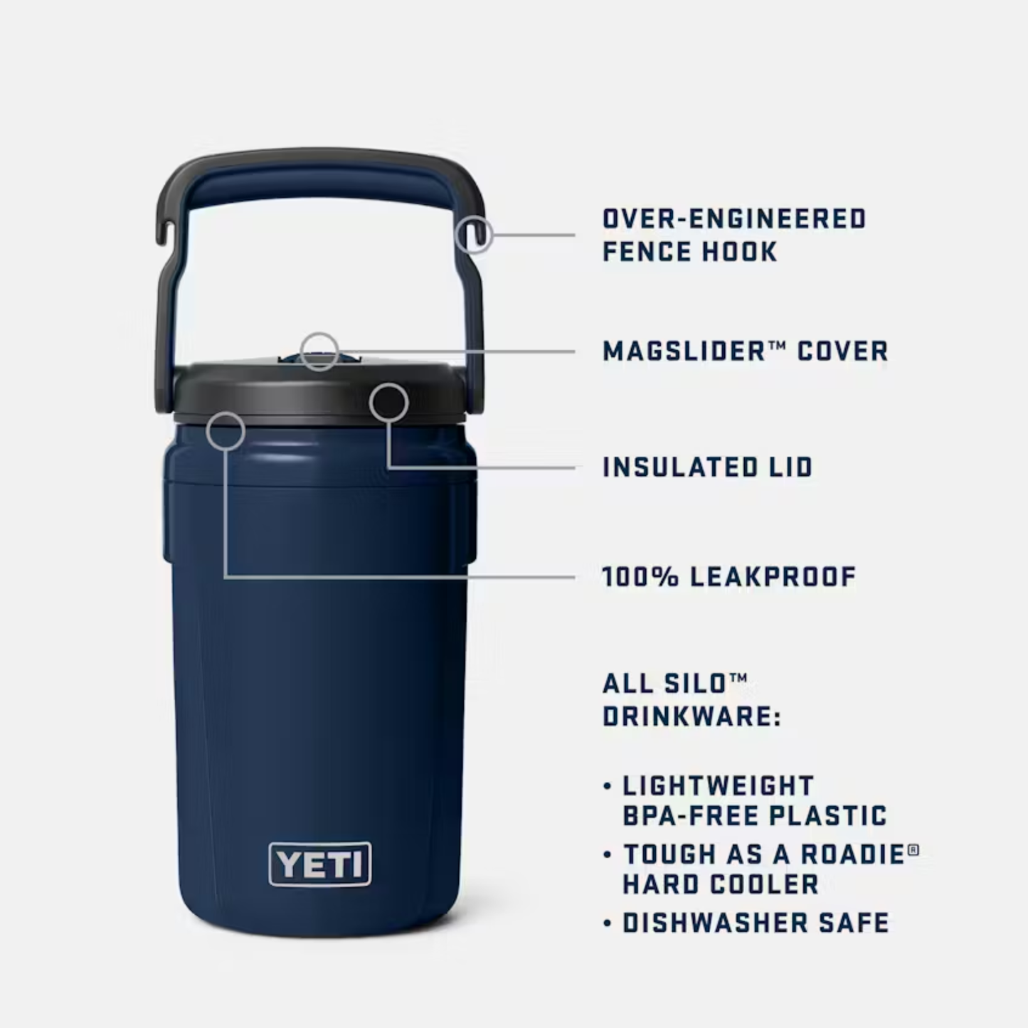 YETI Silo™ Half Gallon Jug With Magslider™ Straw Cap