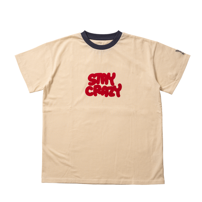 DoD Rin Rin Ringer T-Shirt in Ivory