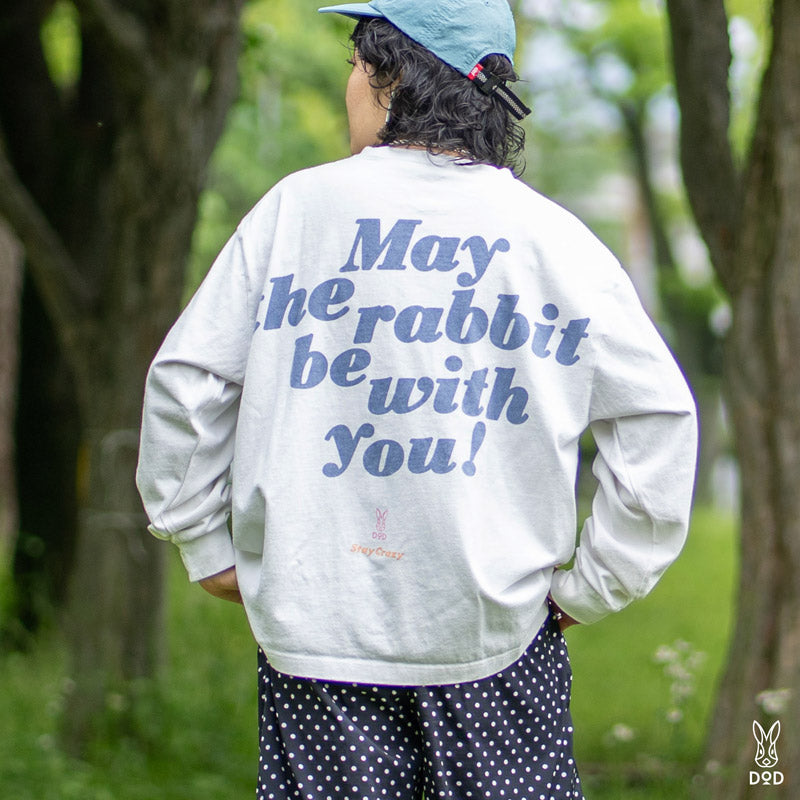 DoD Usagi Cotton Long Sleeve T-Shirt in White