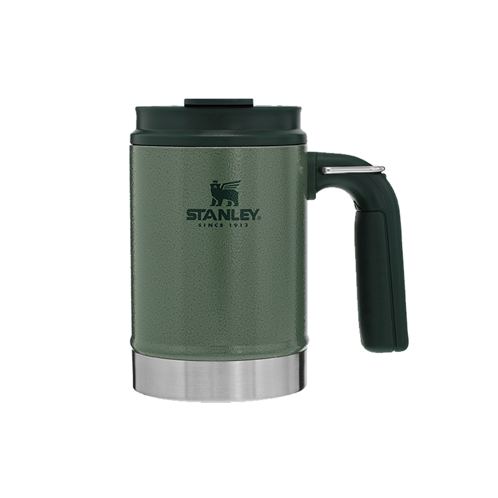 Stanley Classic Vacuum Steel Camp Mug 16oz Hammertone Green