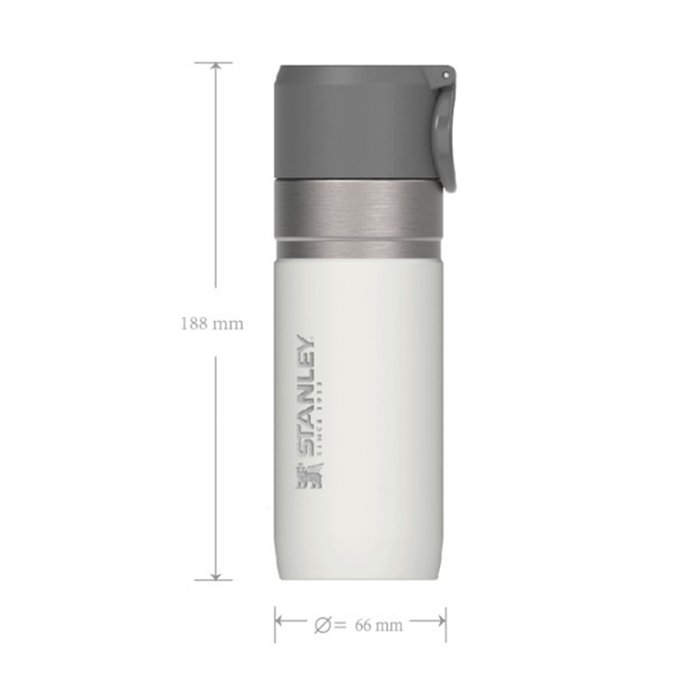 Stanley Go Vacuum Bottle Stainless Steel 370ml - Polar White