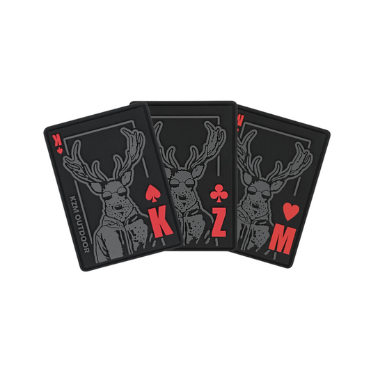 KZM Rubber Wappen 3P Set (Trump)