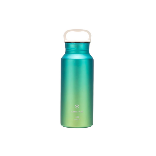 Snow Peak Titanium Aurora Bottle 600 In Ocean