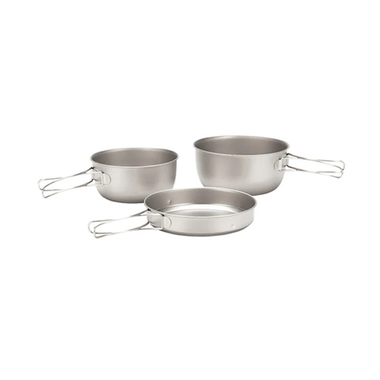 Snow Peak Titanium Cookware 3pcs