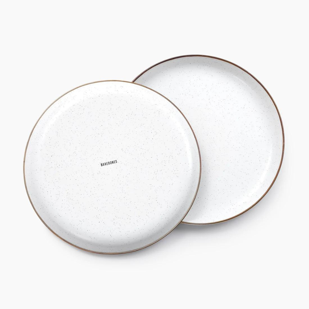 Barebones Enamel Plate - Set of 2