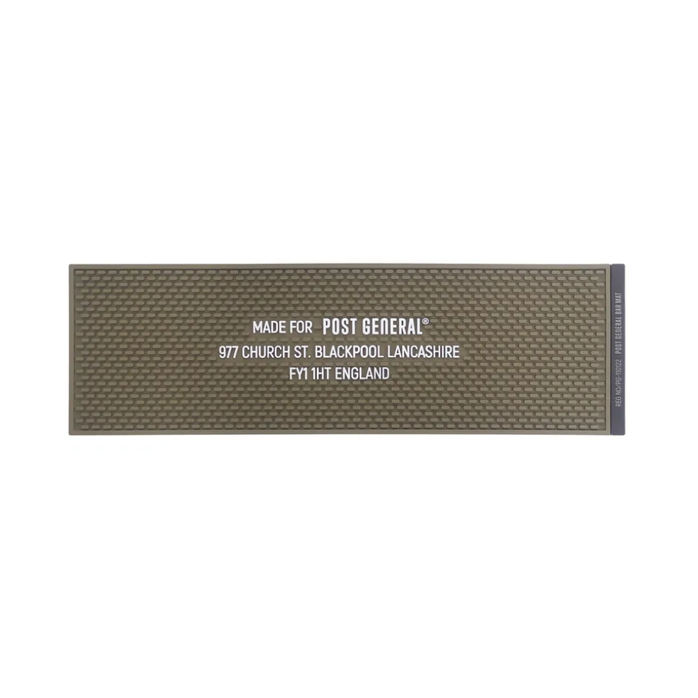 Post General Rubber Bar Mat Long