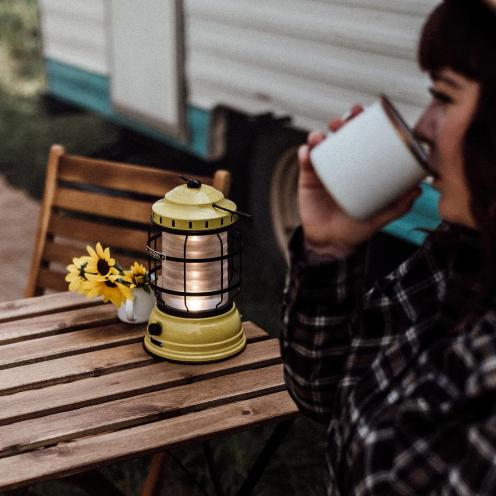 Barebones Forest Lantern Dusty Yellow