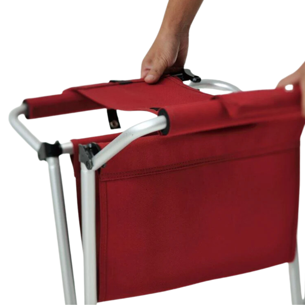 Snow Peak Folding Chair Wide Red