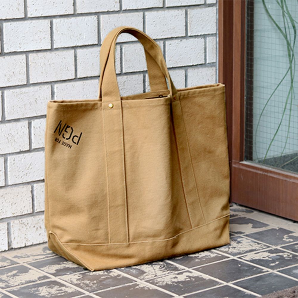 Post General Organic Made Standard Tote L - Sand Beige