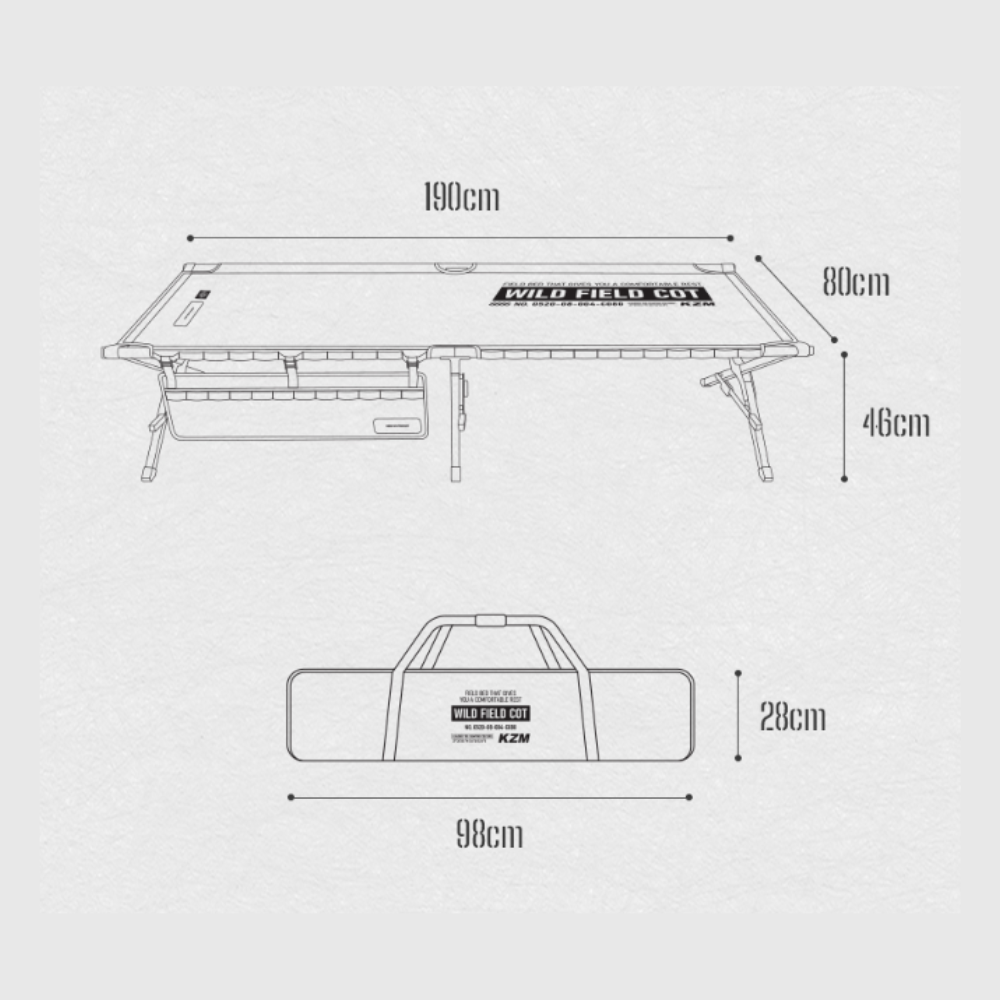 KZM Field Cot Max