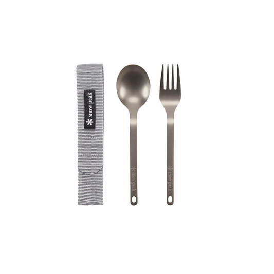 Snow Peak Titanium Fork & Spoon Set